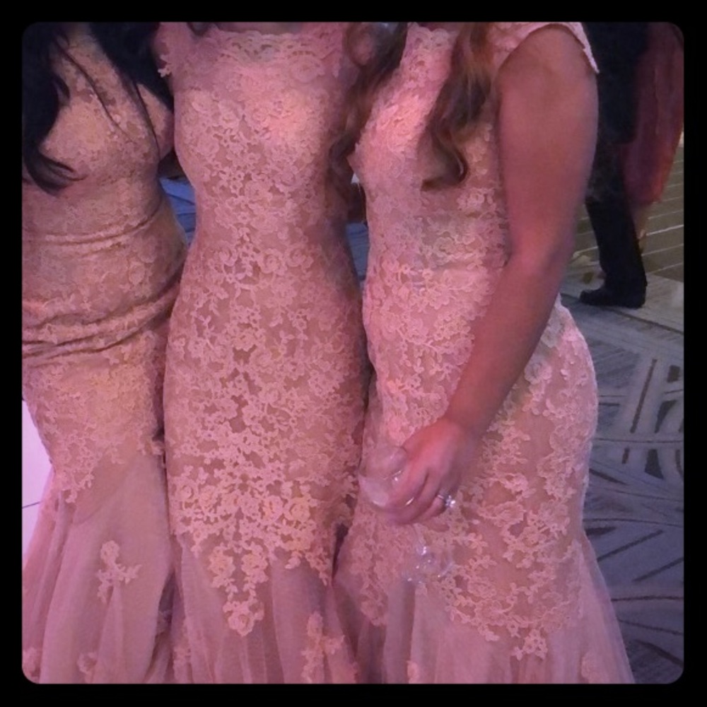 Royal Queen “nude” Colored formal dress